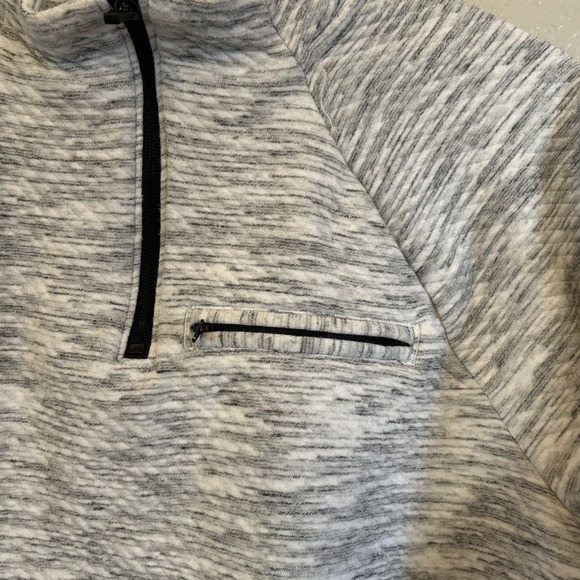 Marc Anthony Men's 1/4 Zip Pullover Sweater Slim Fit Light Gray Heathered M - Picture 2 of 8
